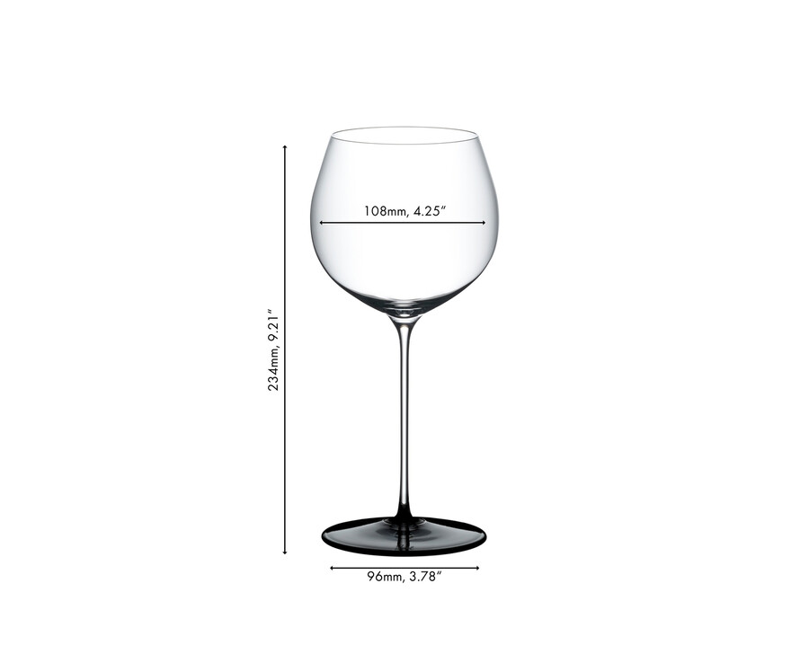 riedel fatto a mano cravatta nera chardonnay