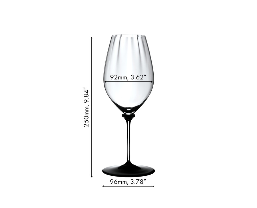 riedel fatto a mano performance riesling - base nera