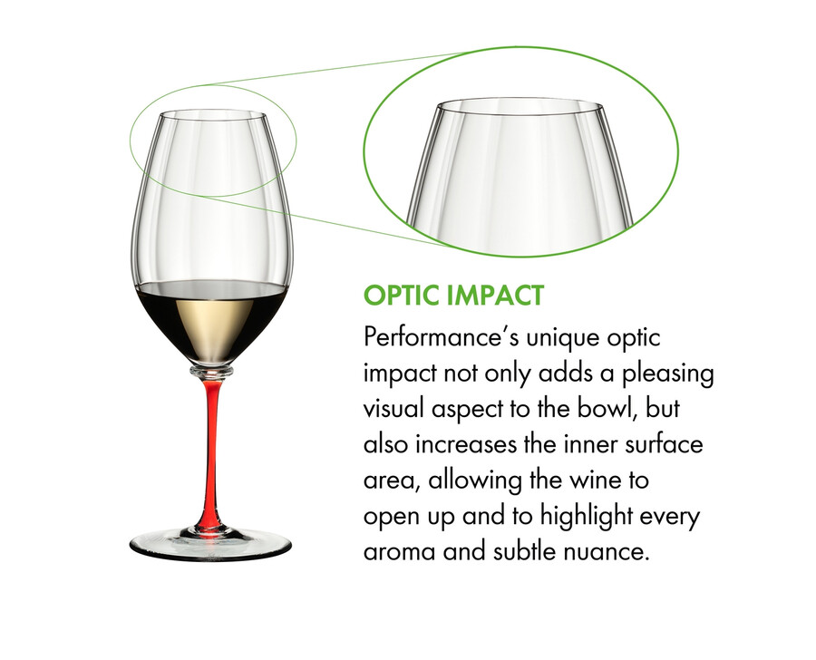 riedel fatto a mano performance riesling - rosso