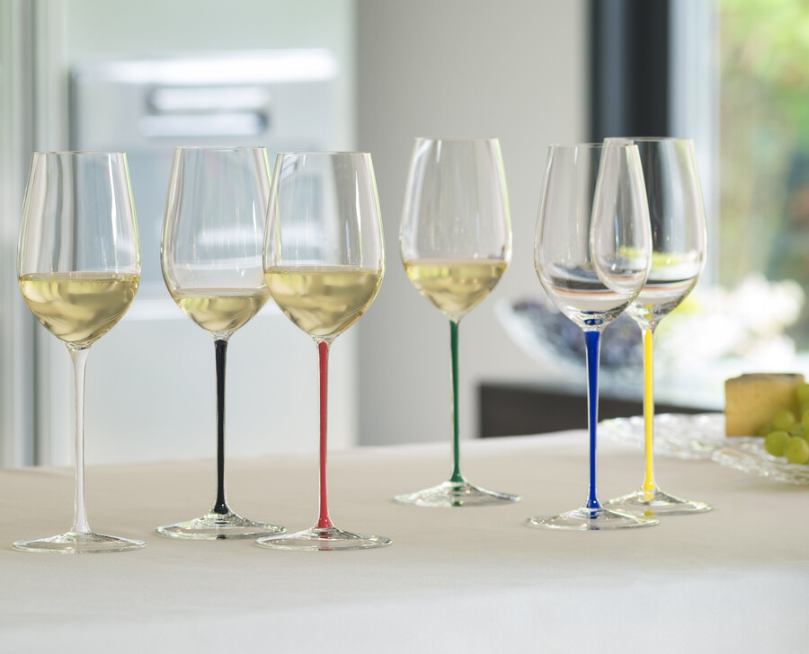 riedel fatto a mano rieslingzinfandel - blu scuro