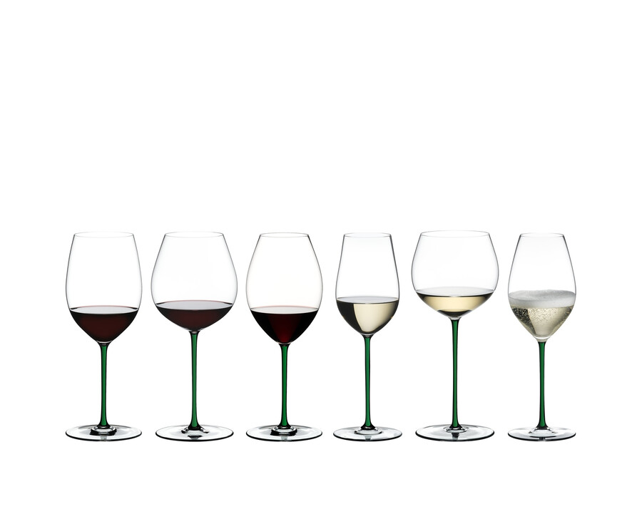riedel fatto a mano riesling zinfandel - verde