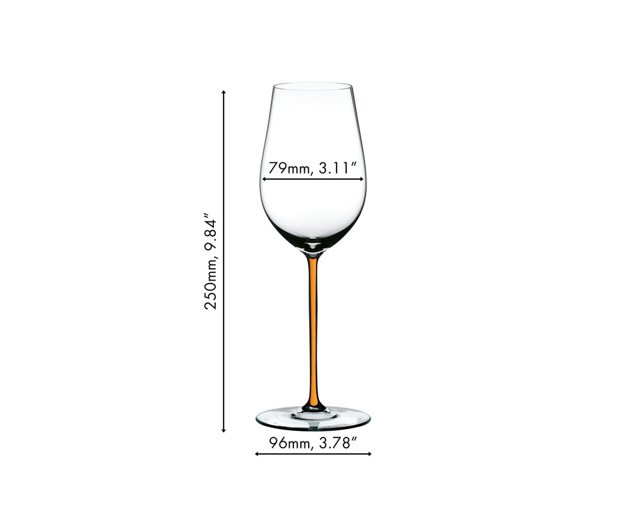 riedel fatto a mano rieslingzinfandel - arancio