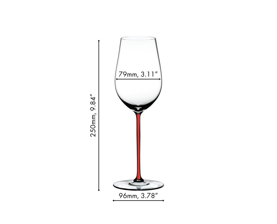riedel fatto a mano rieslingzinfandel - rosso