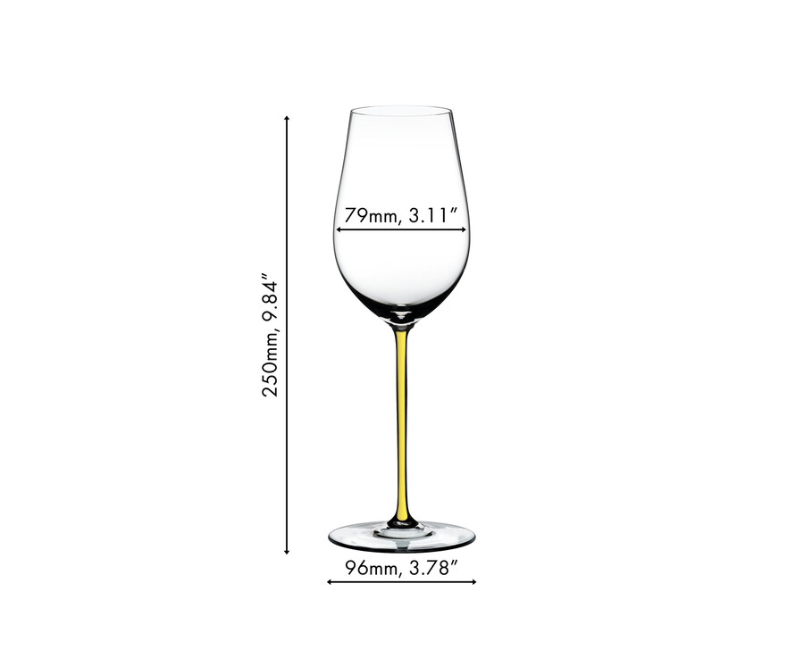 riedel fatto a mano rieslingzinfandel - giallo
