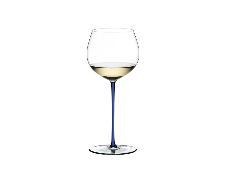 riedel fatto a mano oaked chardonnay - blu scuro