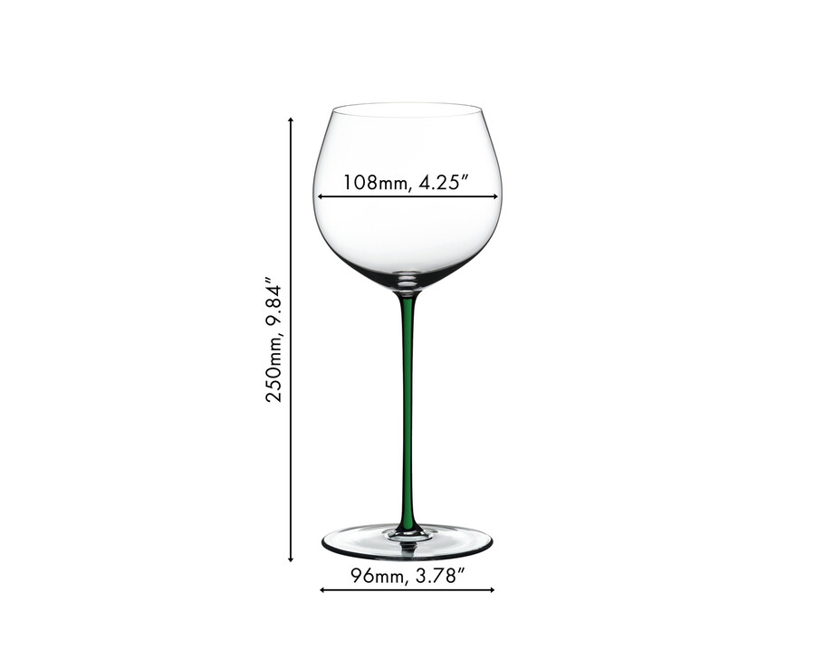 riedel fatto a mano chardonnay rovere - verde