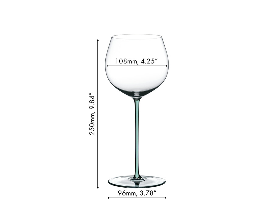 riedel fatto a mano chardonnay rovere - menta