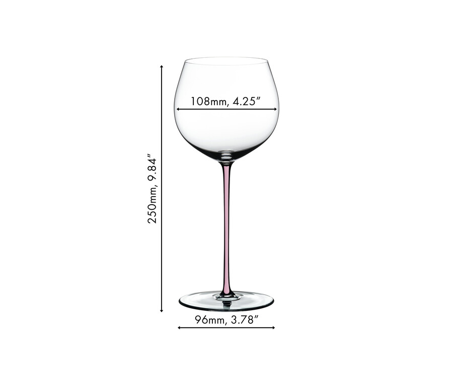 riedel fatto a mano chardonnay rovere - rosa