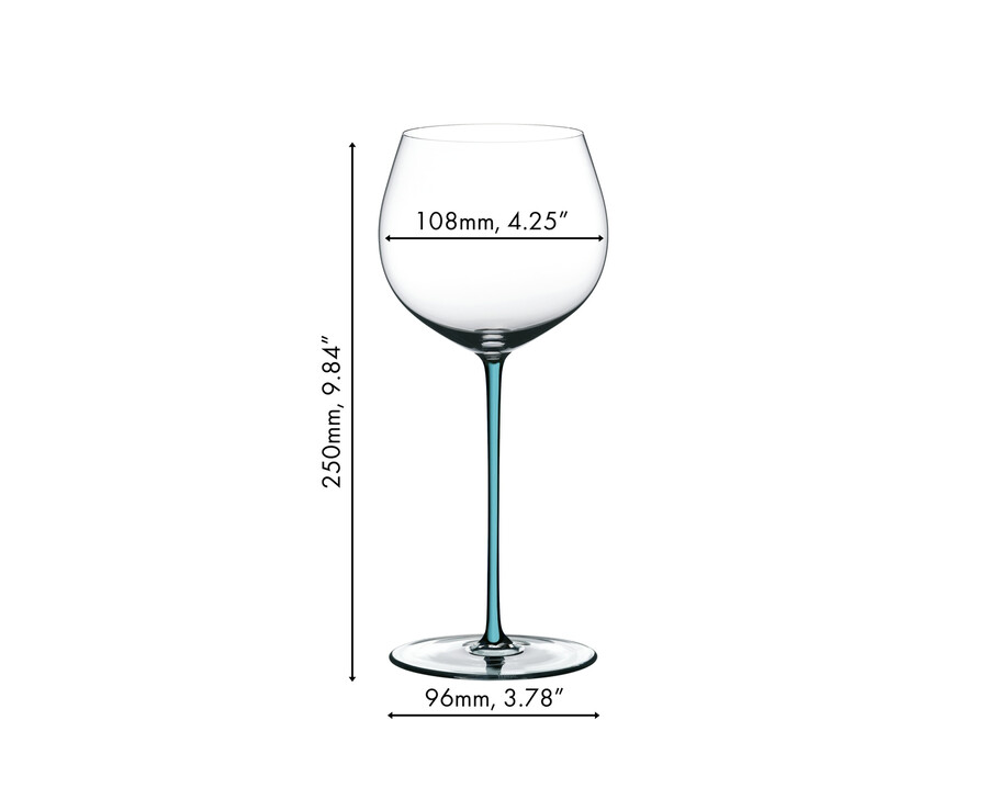 riedel fatto a mano chardonnay rovere - turchese