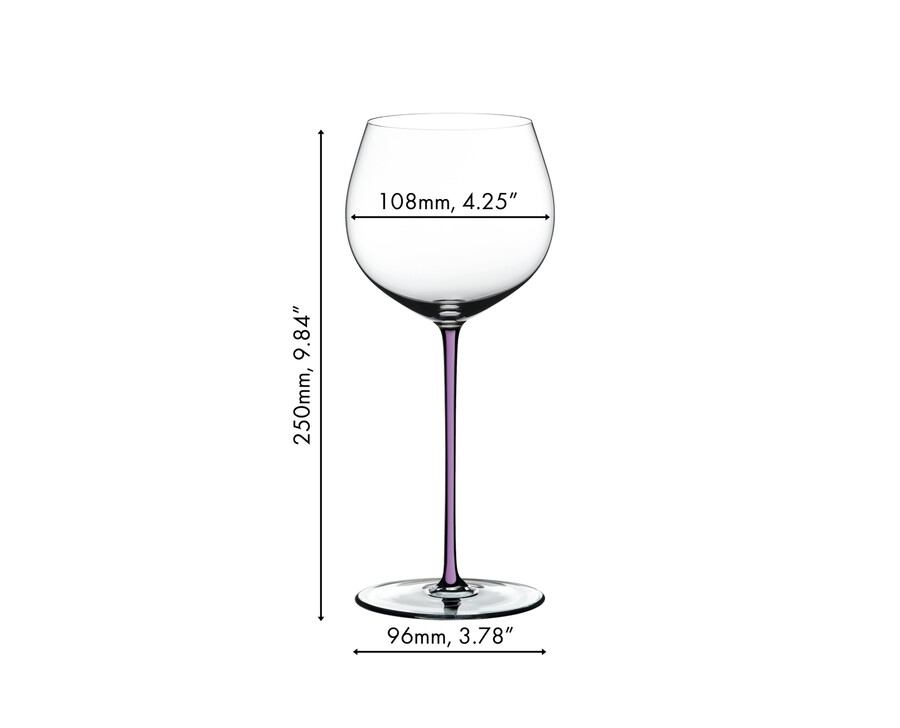 riedel fatto a mano chardonnay rovere - viola opale