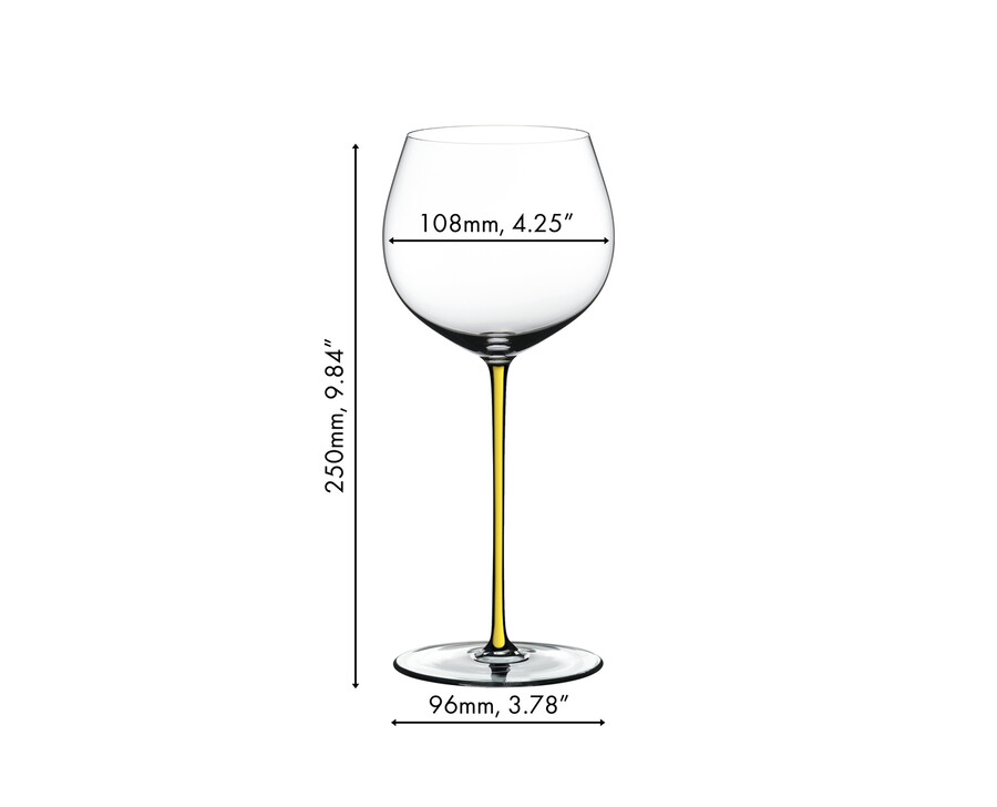 riedel fatto a mano oaked chardonnay - giallo